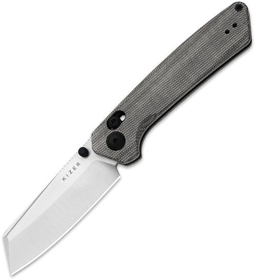 Kizer Madrac Clutch Lock Pocket Knife Black Micarta - KIV3693A3 