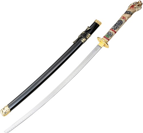 Komoran Black Dragon Katana Sword - KO044 