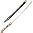 KO044 Komoran Black Dragon Katana Sword 