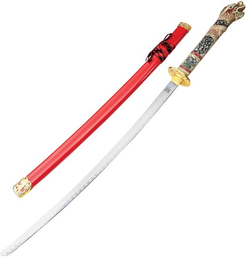 Komoran Red Dragon Katana Sword - KO045 