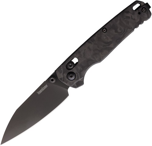 Kershaw Bel Air DuraLock Pocket Knife Black Carbon Fiber - KS6105CFBLK 