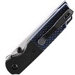 KT1005S1 Kansept Knives Warrior Linerlock Pocket Knife Black/Blue 