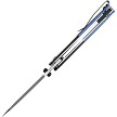 KT1005S1 Kansept Knives Warrior Linerlock Pocket Knife Black/Blue 