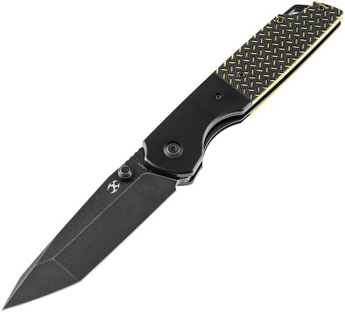 Kansept Knives Warrior Linerlock Pocket Knife Green G10 - KT1005T2 