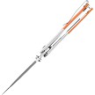 KT1005T3 Kansept Knives Warrior Linerlock Pocket Knife Orange G10 