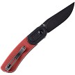 KT2025B6 Kansept Knives Reverie Linerlock Pocket Knife Black/Red 