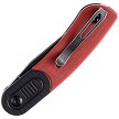 KT2025B6 Kansept Knives Reverie Linerlock Pocket Knife Black/Red 