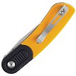KT2025B7 Kansept Knives Reverie Linerlock Pocket Knife Yellow G10 