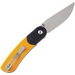 KT2025B7 Kansept Knives Reverie Linerlock Pocket Knife Yellow G10 