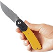 KT2025B7 Kansept Knives Reverie Linerlock Pocket Knife Yellow G10 
