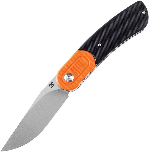 Kansept Knives Reverie Linerlock Pocket Knife Black/Orange - KT2025B8 