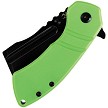 KT2030B3U Kansept M+ Korvid Linerlock Pocket Knife Green G10 
