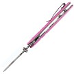 KT2030B4U Kansept M+ Korvid Linerlock Pocket Knife Pink G10 