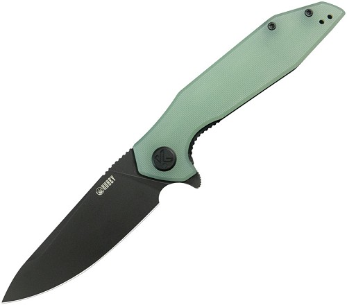 Kubey Nova Linerlock Pocket Knife Black Jade - KUB117O 