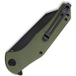 KUB158F Kubey Flash Linerlock Pocket Knife OD Green 