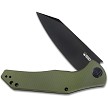 KUB158F Kubey Flash Linerlock Pocket Knife OD Green 