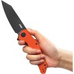 KUB158G Kubey Flash Linerlock Pocket Knife Orange 