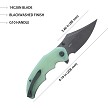 KUB181F Kubey Ceto Linerlock Pocket Knife Jade 