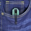 KUB237F Kubey Carve Nest Linerlock Pocket Knife Jade 