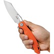 Kubey Drake Linerlock Pocket Knife Orange G10 - KUB239G 