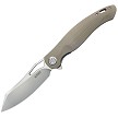Kubey Drake Linerlock Pocket Knife Tan G10 - KUB239J 