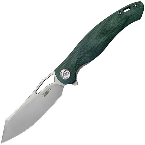 Kubey Drake Linerlock Pocket Knife Green G10 - KUB239K 