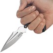 KUB242A Kubey Medusa Push Dagger Black 