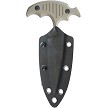 KUB242E Kubey Medusa Push Dagger Black Tan 