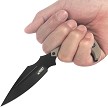 KUB242E Kubey Medusa Push Dagger Black Tan 