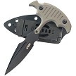 KUB242E Kubey Medusa Push Dagger Black Tan 