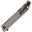 KUB253C Kubey Pylades Linerlock Pocket Knife Blackwash Tan 