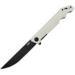 Kubey Pylades Linerlock Pocket Knife Blackwash Ivory - KUB253D 