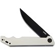 KUB253D Kubey Pylades Linerlock Pocket Knife Blackwash Ivory 