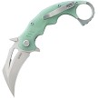 Kubey Miniature Wrath Karambit Linerlock Pocket Knife Jade - KUB262J 