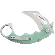 KUB262J Kubey Miniature Wrath Karambit Linerlock Pocket Knife Jade 