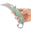 KUB262J Kubey Miniature Wrath Karambit Linerlock Pocket Knife Jade 