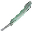 KUB262J Kubey Miniature Wrath Karambit Linerlock Pocket Knife Jade 