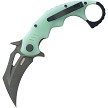 Kubey Miniature Wrath Karambit Linerlock Pocket Knife Black Jade - KUB262L 