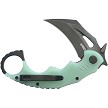KUB262L Kubey Miniature Wrath Karambit Linerlock Pocket Knife Black Jade 