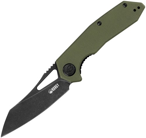 Kubey Vagrant Linerlock Pocket Knife OD Green - KUB291E 