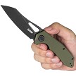 KUB291E Kubey Vagrant Linerlock Pocket Knife OD Green 