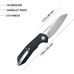 Kubey Vagrant Linerlock Pocket Knife Black - KUB291N 