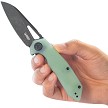 Kubey Vagrant Linerlock Pocket Knife Jade - KUB291R 