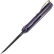 KUB291W Kubey Vagrant Linerlock Pocket Knife Black Purple G10 