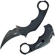 KUB298B Kubey Rogue Karambit Linerlock Pocket Knife Blackwash 