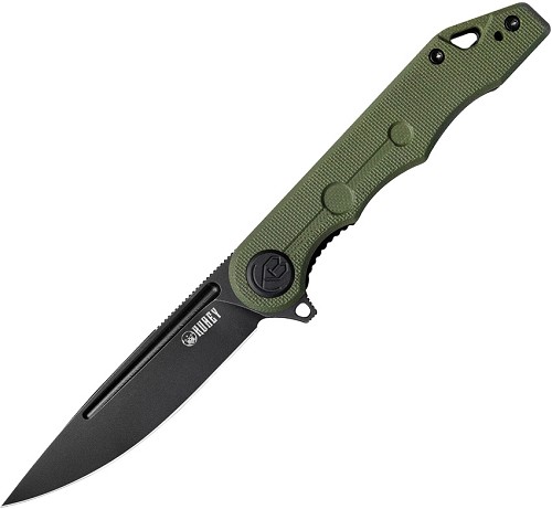 Kubey Mizo Linerlock Pocket Knife OD Green - KUB312D 