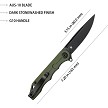 KUB312D Kubey Mizo Linerlock Pocket Knife OD Green 