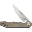 KUB312H Kubey Mizo Linerlock Pocket Knife Tan 