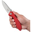 Kubey Ruckus Linerlock Pocket Knife Red - KUB314J 