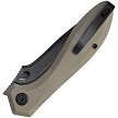 Kubey Ruckus Linerlock Pocket Knife Tan - KUB314K 